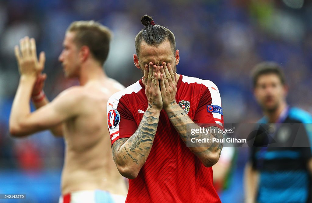 Iceland v Austria - Group F: UEFA Euro 2016