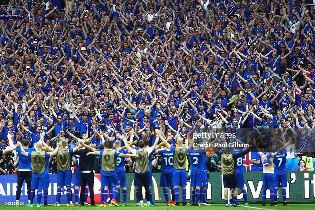 Iceland v Austria - Group F: UEFA Euro 2016