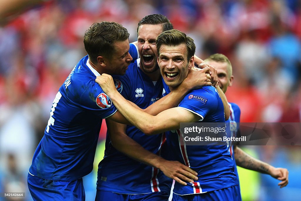 Iceland v Austria - Group F: UEFA Euro 2016