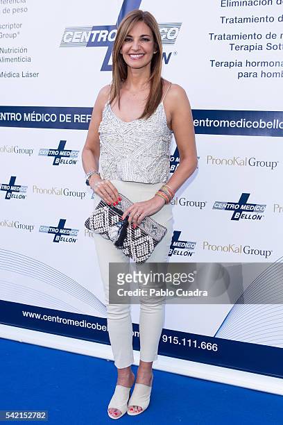 Marilo Montero attends the Bellon Medical Center opening event on June 22, 2016 in Madrid, Spain.