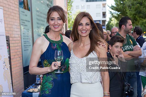 Ana Bellon and Marilo Montero attend the Bellon Medical Center opening event on June 22, 2016 in Madrid, Spain.