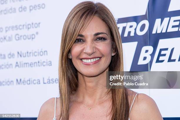 Marilo Montero attends the Bellon Medical Center opening event on June 22, 2016 in Madrid, Spain.