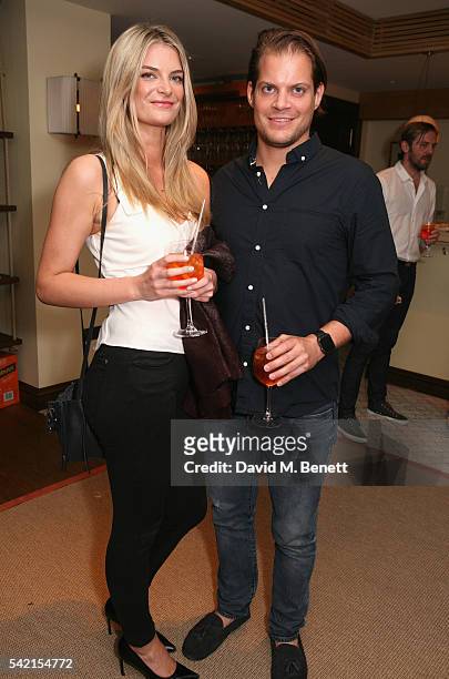 Holly Hallam and Timo Weber attend the South Kensington Club Summer Party at the South Kensington Club on June 22, 2016 in London, England.