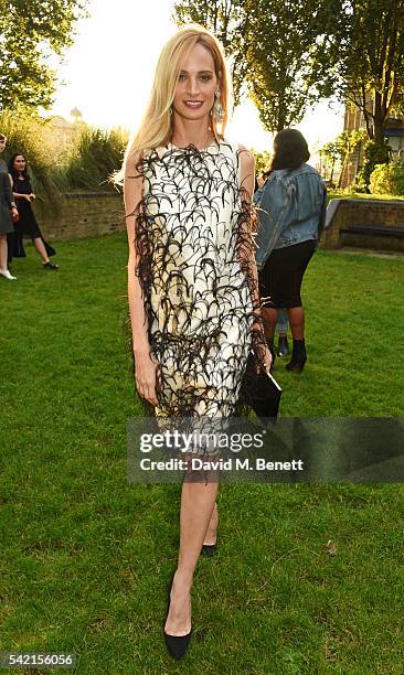 Lauren Santo Domingo attends a private dinner hosted by Michael Kors to celebrate the new Regent Street Flagship store opening at The River Cafe on...