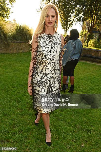 Lauren Santo Domingo attends a private dinner hosted by Michael Kors to celebrate the new Regent Street Flagship store opening at The River Cafe on...