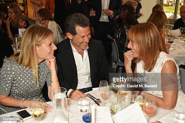 Gwyneth Paltrow, Josh Berger and Lady Ruth Rogers attend a private dinner hosted by Michael Kors to celebrate the new Regent Street Flagship store...