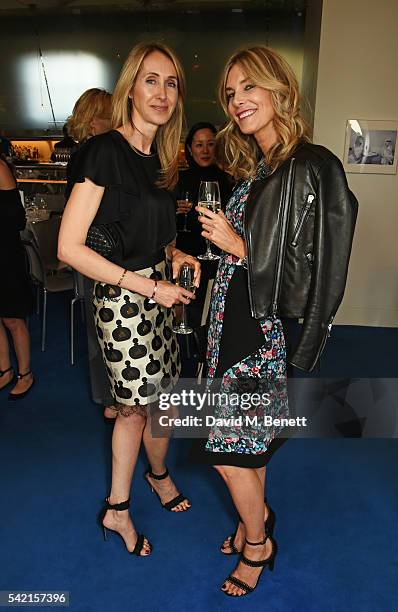 Karina de Brabant Brignone and Kim Hersov attend a private dinner hosted by Michael Kors to celebrate the new Regent Street Flagship store opening at...