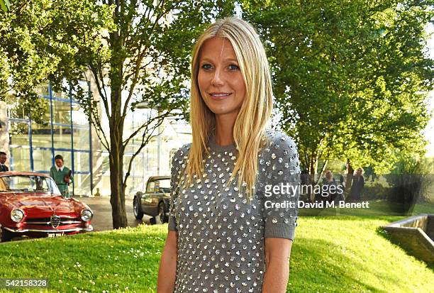 Gwyneth Paltrow attends a private dinner hosted by Michael Kors to celebrate the new Regent Street Flagship store opening at The River Cafe on June...