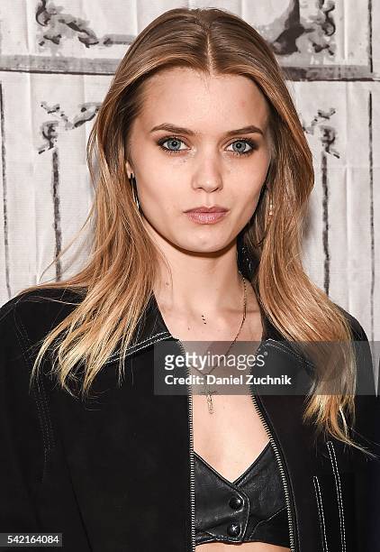 Abbey Lee attends AOL Build to discuss the film 'The Neon Demon' at AOL Studios on June 22, 2016 in New York City.