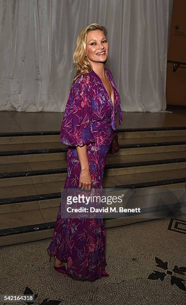 Kate Moss attends the 2016 V&A Summer Party In Partnership with Harrods at The V&A on June 22, 2016 in London, England.