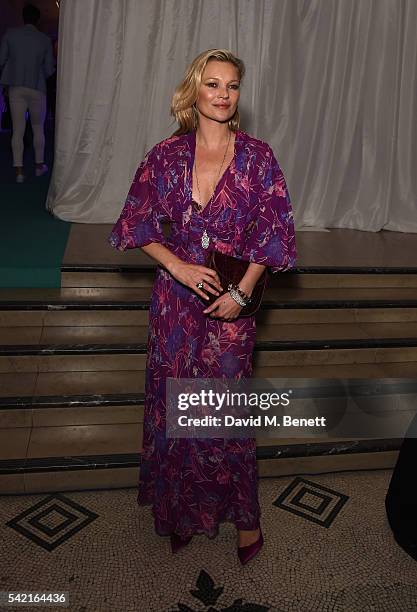 Kate Moss attends the 2016 V&A Summer Party In Partnership with Harrods at The V&A on June 22, 2016 in London, England.