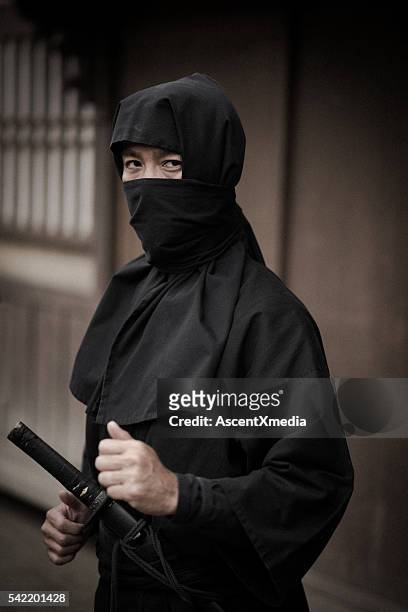 japanese ninja - historical reenactment stock pictures, royalty-free photos & images