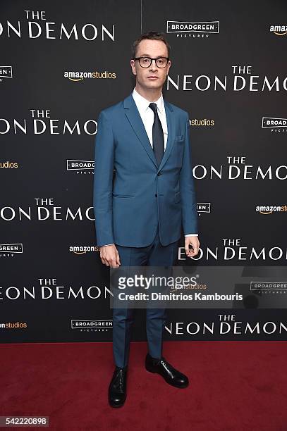 Director, Nicolas Winding Refn attends "The Neon Demon" New York Premiere at Metrograph on June 22, 2016 in New York City.