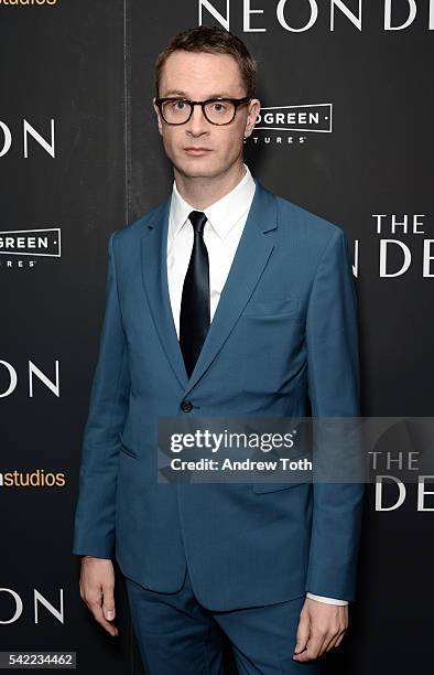 Director Nicolas Winding Refn attends the "The Neon Demon" New York premiere at Metrograph on June 22, 2016 in New York City.