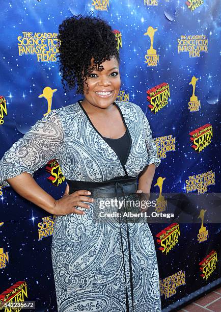 Actress Yvette Nicole Brown attends the 42nd annual Saturn Awards at The Castaway on June 22, 2016 in Burbank, California.