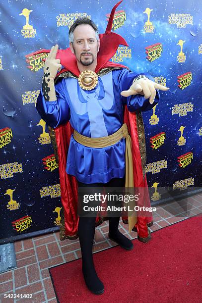 Andrew Elkins attends the 42nd annual Saturn Awards at The Castaway on June 22, 2016 in Burbank, California.