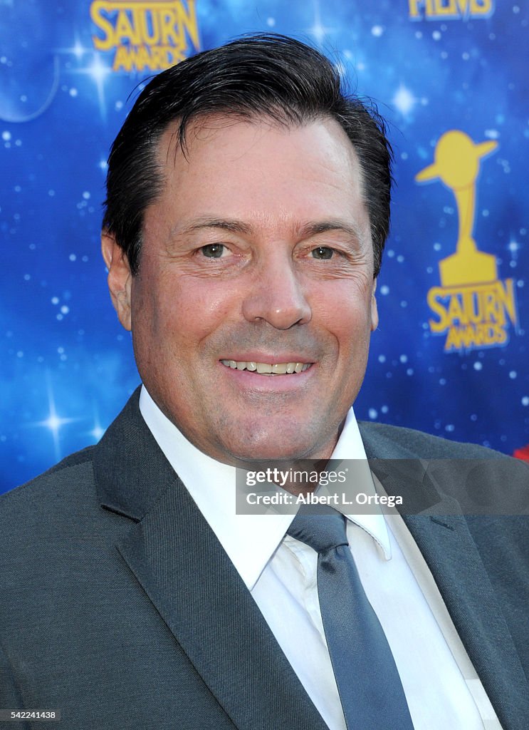 Actor Jeff Rector attends the 42nd annual Saturn Awards at The... News ...