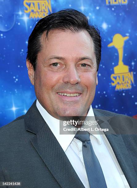 Actor Jeff Rector attends the 42nd annual Saturn Awards at The Castaway on June 22, 2016 in Burbank, California.