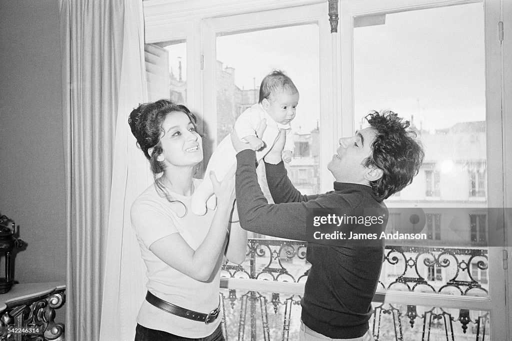 Claude Nougaro with family