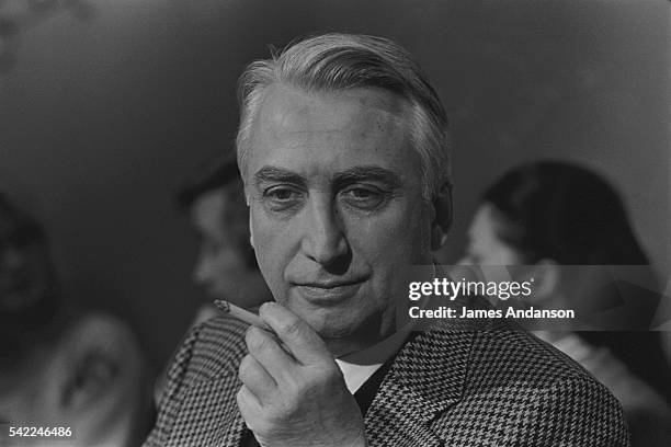 Roland Barthes on the Set of TV Show Apostrophes