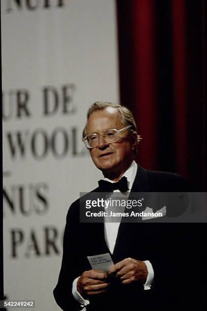 Swedish theatrical entrepreneur Lars Schmidt attends the 71th Molière Award ceremony at the Comédie-Française theatre, in Paris.