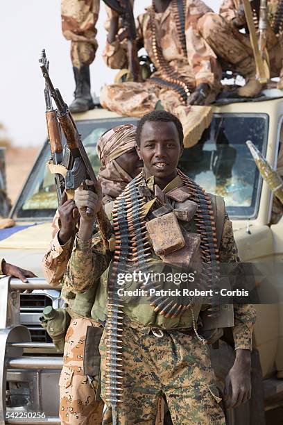 Chadian Army is seen in the area of Kidal as part of the Operation Serval and the African-led International Support Mission to Mali , an organized...