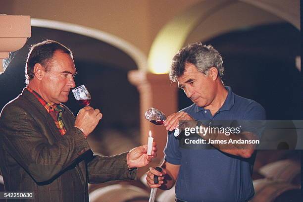 JACQUES RIBOUREL IN HIS VINEYARDS