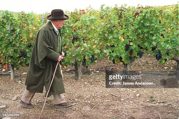 GASTON LENOTRE, WINE GROWER AT THE CHATEAU DE FESLES