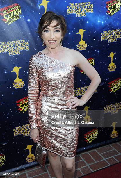 Actress Naomi Grossman attends the 42nd annual Saturn Awards at The Castaway on June 22, 2016 in Burbank, California.