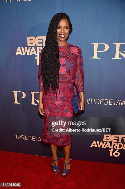 Actress Tasha Smith attends Debra Lee's PRE kicking off the 2016 BET Awards on June 22, 2016 in Los Angeles, California.