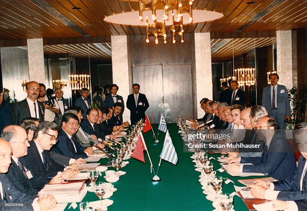 Official Visit of Turkish Prime Minister Turgut Ozal to Greece