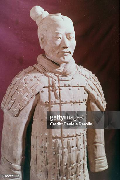 The Terracotta Army, literally "soldier and horse funerary statues" or the "Terra Cotta Warriors and Horses", is a collection of terracotta...