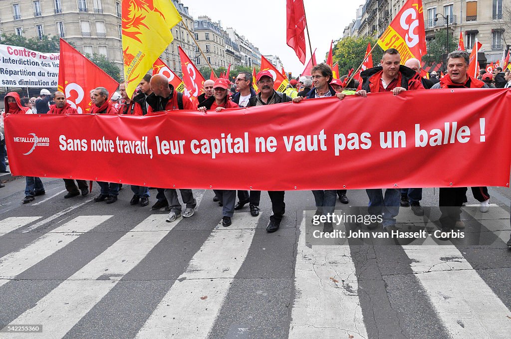 The CGT, Confédération Générale du Travail France's largest labor
