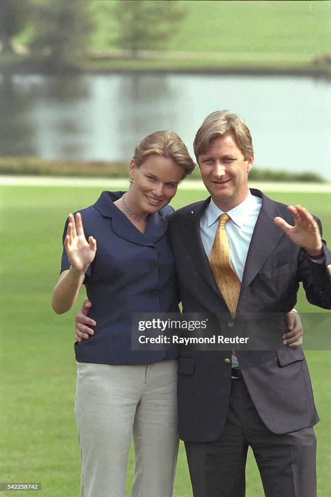 PRINCE PHILIPPE OF BELGIUM'S ENGAGEMENT