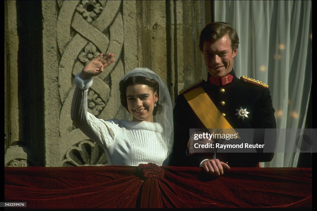 WEDDING OF HENRI OF LUXEMBOURG AND MARIA TERESA