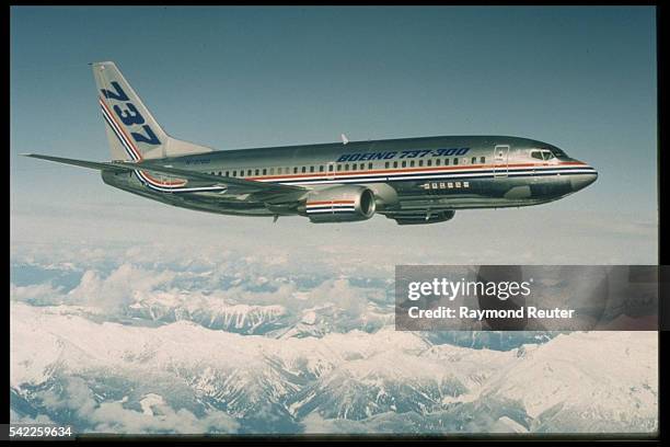 BOEING AEROPLANES IN FLIGHT