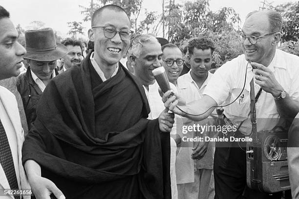 The 14th Dalai Lama, Tenzin Gyatso is exiled to India, just after the failed Tibetan uprising and the rebellion of the anti-Chinese and...