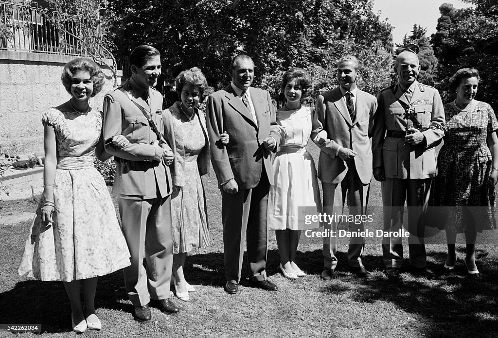 Engagement of Juan Carlos of Spain to Princess Sofia of Greece