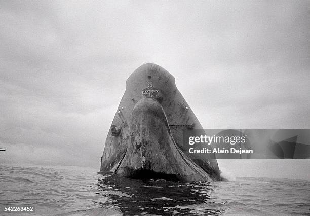 Amoco Cadiz Sinking Off the Coast of Brittany