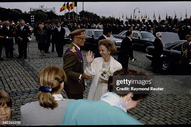 ROYAL PERSONALITIES AT THE FETE NATIONALE BELGE