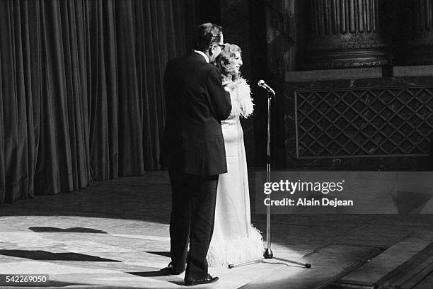 Gala night at the Opera of the Palace of Versailles, organized by French socialite Marie-Hélène de Rothschild.