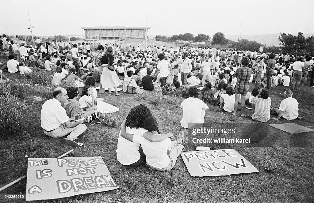 "Peace Now" Movement Protest Settlement Policy