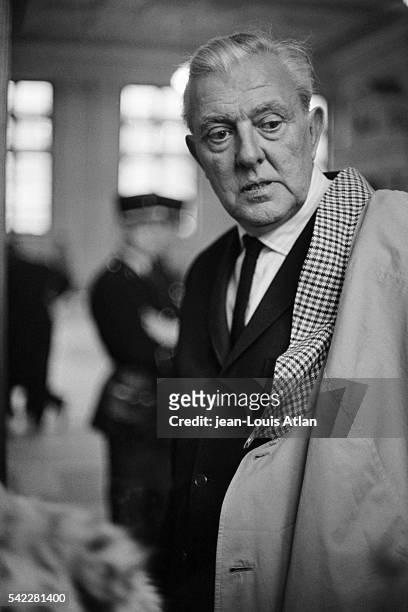 French movie director Jacques Tati during his trial.
