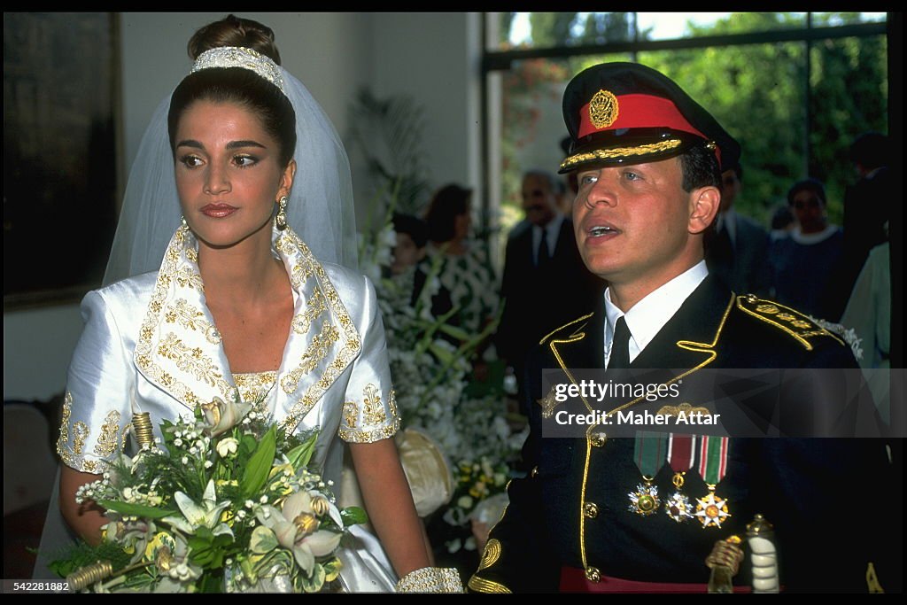 MARRIAGE OF PRINCE ABDALLAH OF JORDAN IN AMMAN