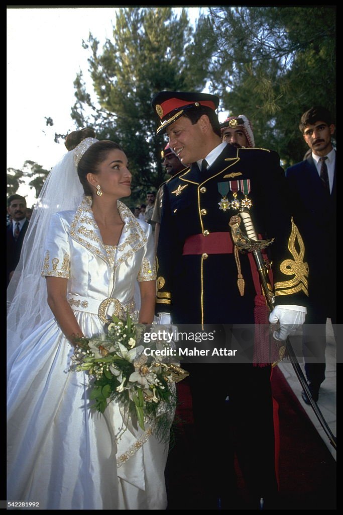 MARRIAGE OF PRINCE ABDALLAH OF JORDAN IN AMMAN
