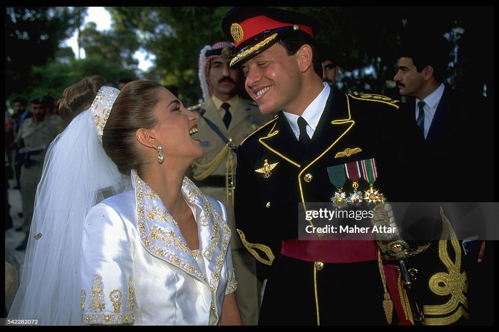 MARRIAGE OF PRINCE ABDALLAH OF JORDAN IN AMMAN