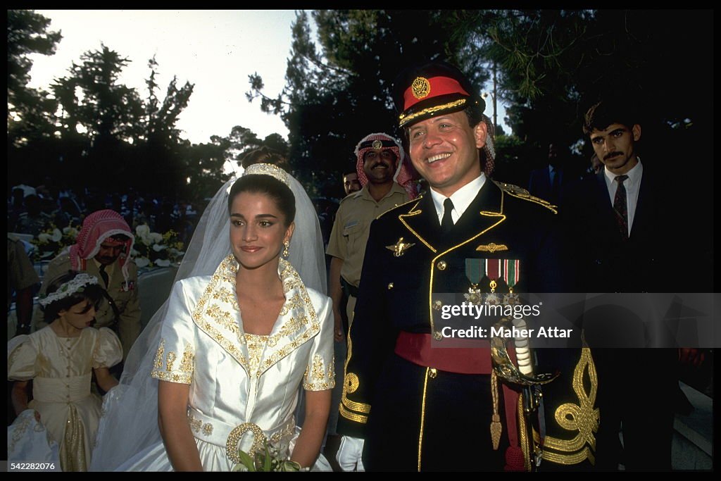 MARRIAGE OF PRINCE ABDALLAH OF JORDAN IN AMMAN