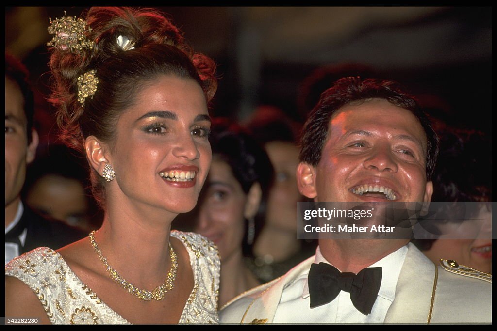 MARRIAGE OF PRINCE ABDALLAH OF JORDAN IN AMMAN