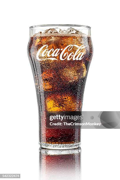 classic glass of coca cola - old fashioned glass stock pictures, royalty-free photos & images