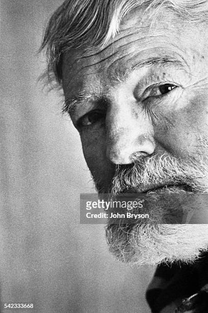 American writer and journalist Ernest Hemingway.